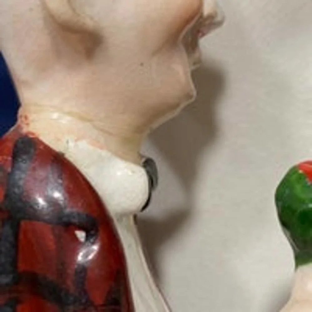 Cute Vintage Elderly‎ Couple A Bouquet For You Vase